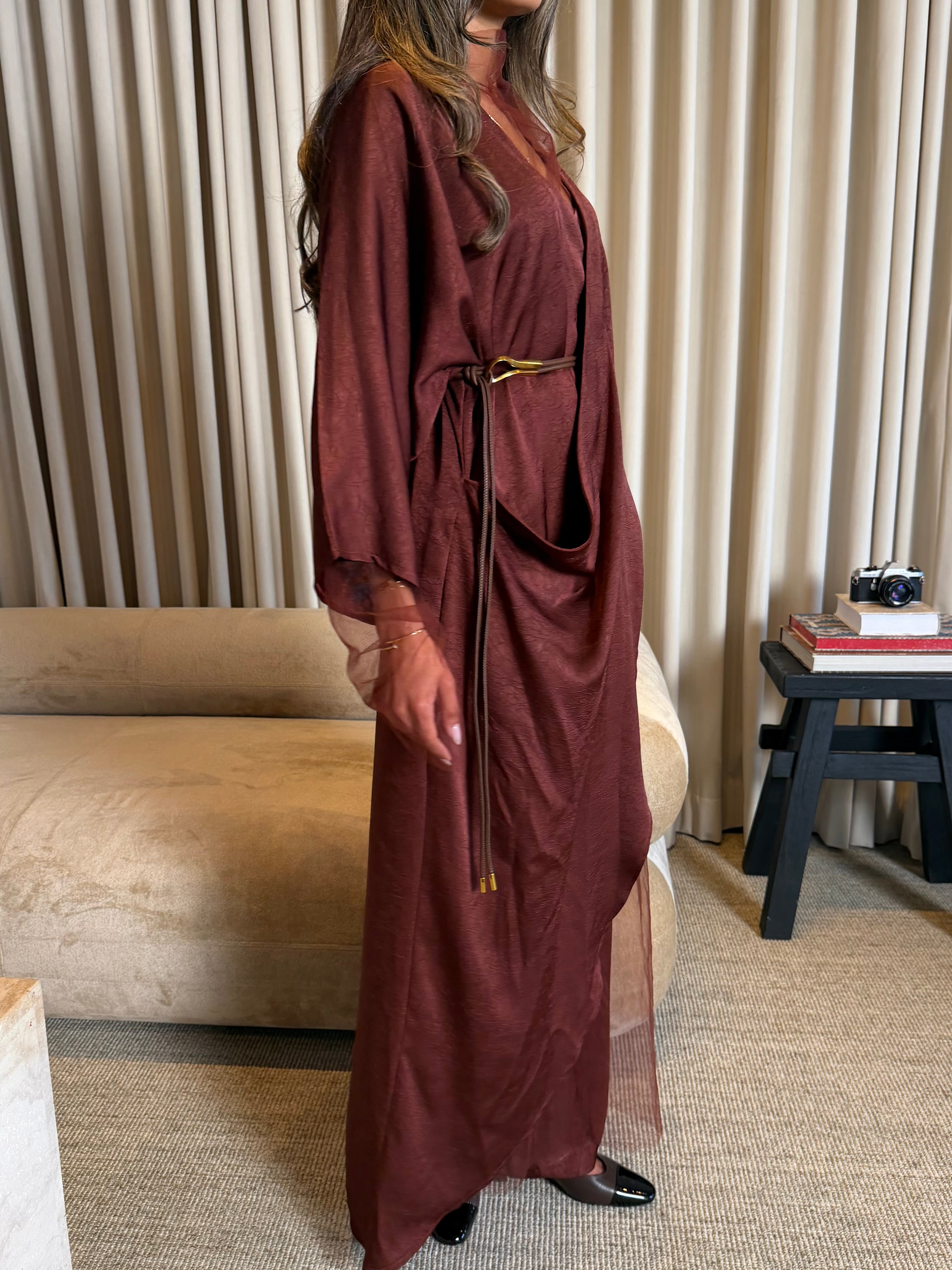 Kiara Pants Set - Deep Terracotta