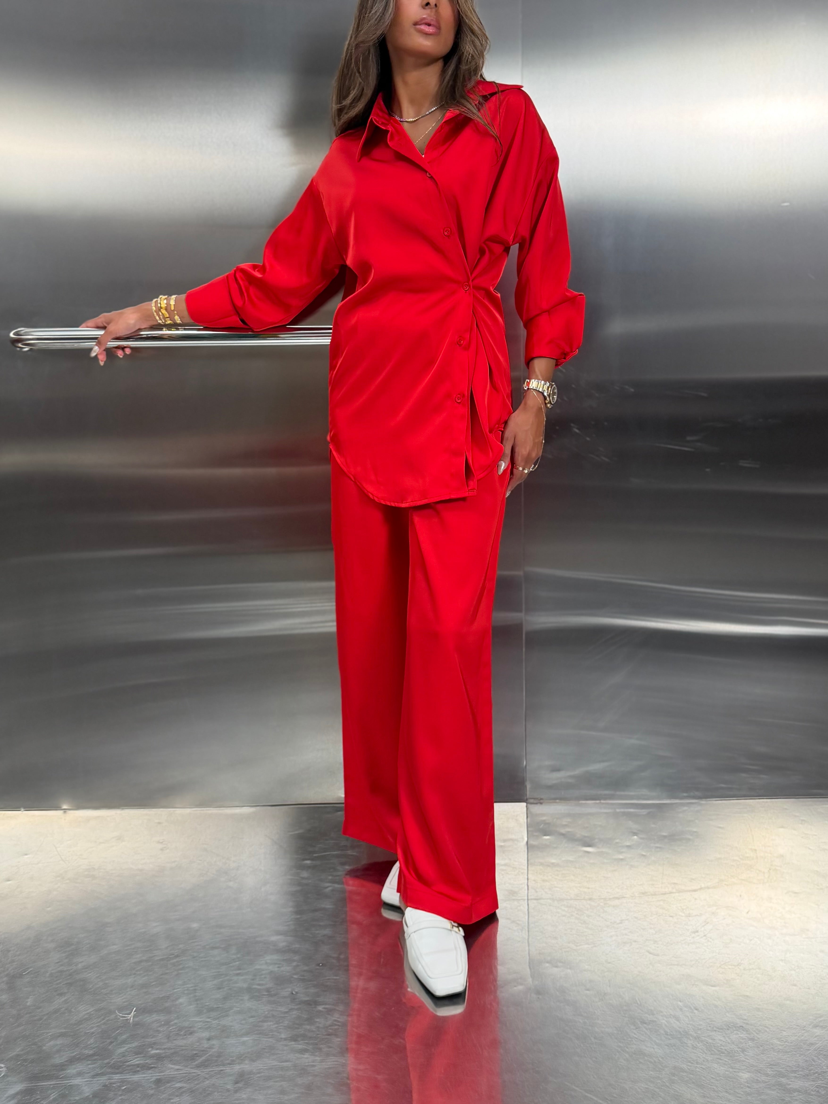 Lia Silk Set (Red)