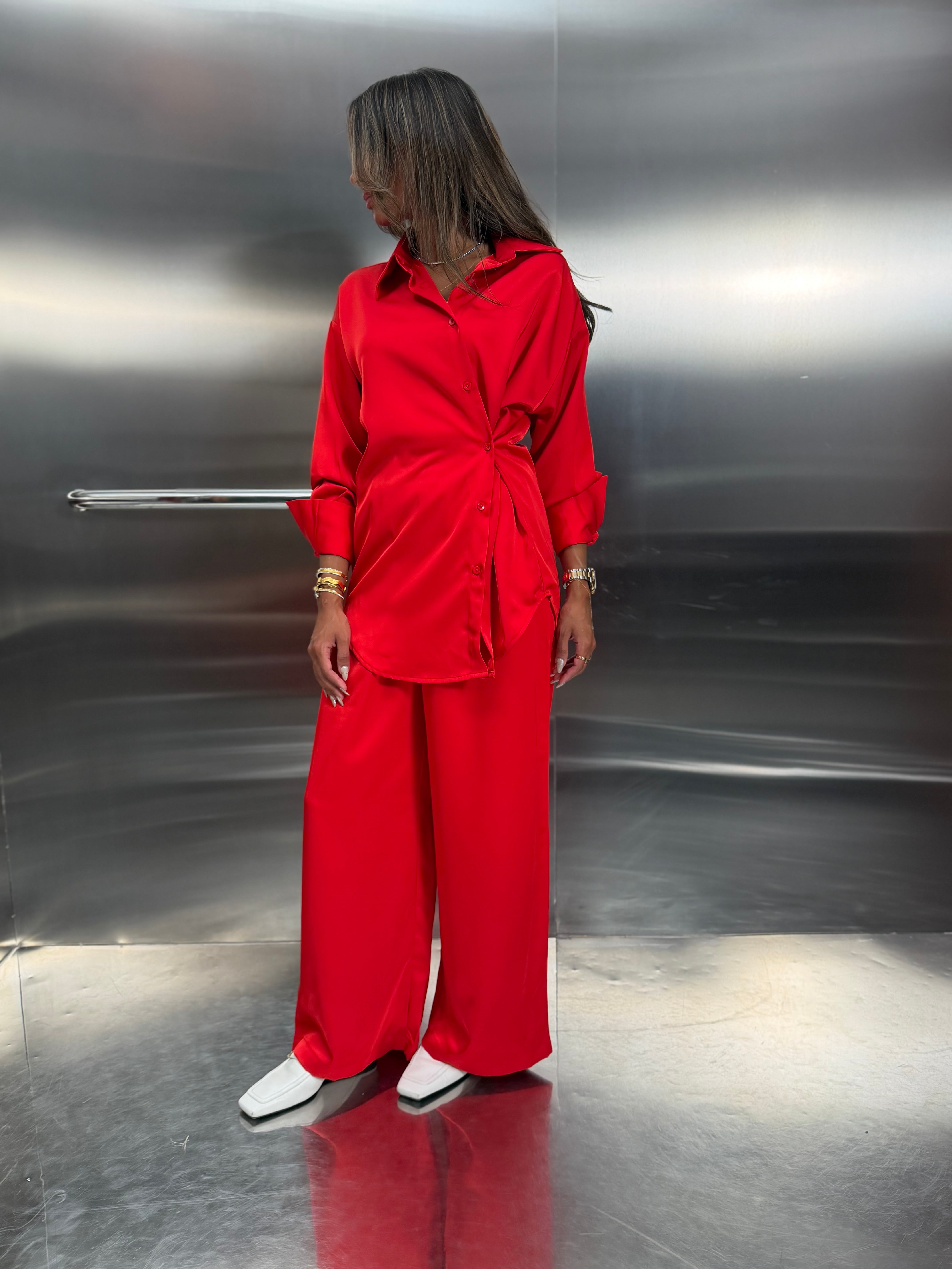 Lia Silk Set (Red)