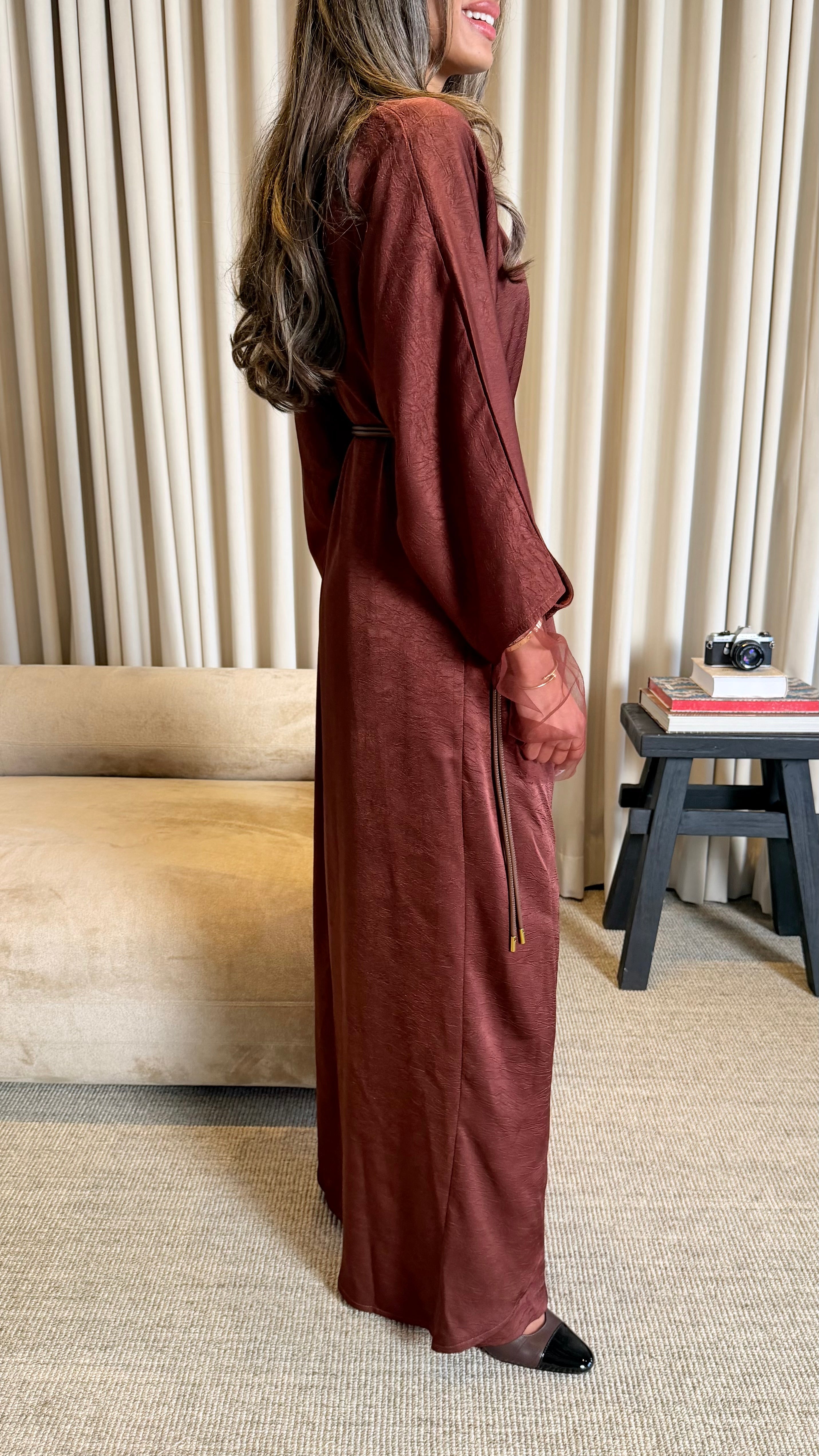 Kiara Pants Set - Deep Terracotta